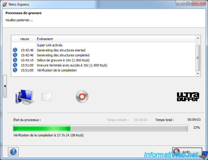 Graver un CD de musique, un CD/DVD de données ou un CD/DVD depuis un